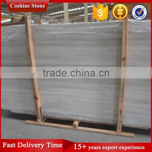 Chinese Light White Grey Wood Grain Marble thumbnail-3