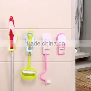 Vacuum Suction Cup Bathroom and Kitchen Plastic Mop Frame/holder thumbnail-4