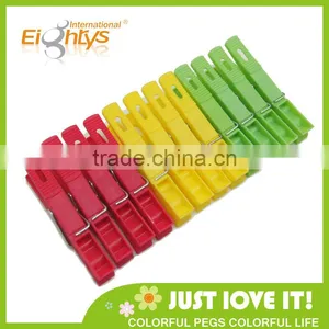 Eco-friendly Decorative Custom Design pp Plastic Clothespin thumbnail-2