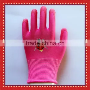 13Gauge Nyon Liner Softtextile Foam Latex Coated Gardening Gloves thumbnail-2