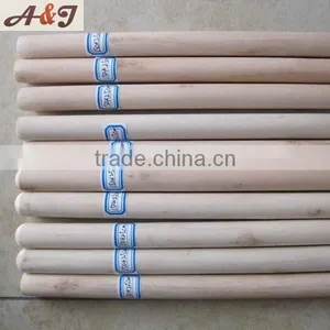 Wood Color Flat Rake Pole Gardening Tool Pole thumbnail-4