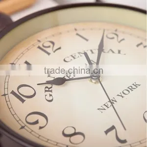 Cafe Retro Wall Clock , European Style Double Side Wall Clock thumbnail-5