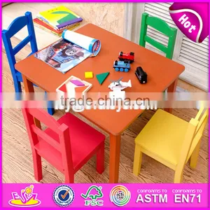 2017 New Products Wooden Activity Table for Toddlers W08G208 thumbnail-2