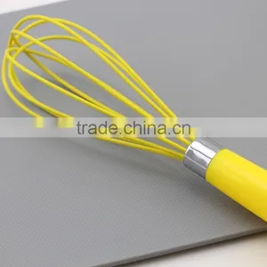 Yellow Nonstick Cookware Silicone Whisk thumbnail-4
