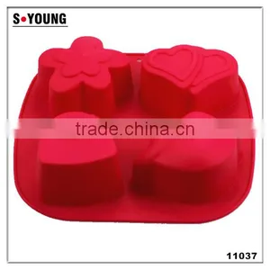 11037 Different Design Lips Shape Silicone Cake Mold thumbnail-1