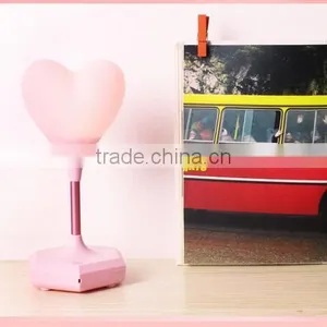 2017 New Rechargeable Usb 1500mah Romantic Love Heart Shape Led Night Light thumbnail-4