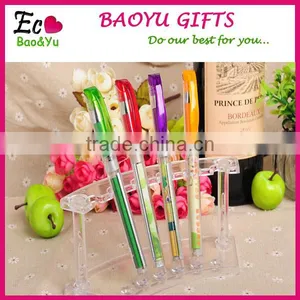 Cheap Banner Pen/Promotional Gel Pen/Advertising Pull Out Banner Pen thumbnail-1