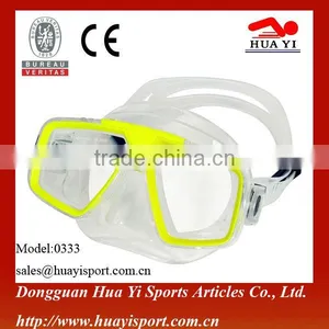 Oem Colorful Junior Size Custom Logo Printed Durable Diving Mask thumbnail-2