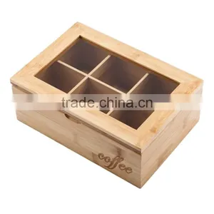 Beautiful and Custom Luxury Black Brown White Glossy Lacquer Finish Bamboo Tea Box thumbnail-3