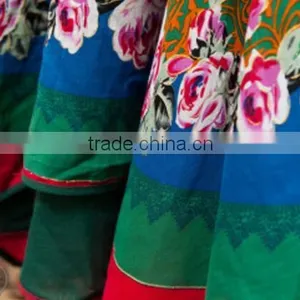 Long Floral Vintage Dress Folk Style Women's Dress thumbnail-4