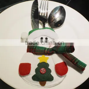 Hot Selling Knife And Fork Bag Christmas Decorations Knife And Fork Bag Christmas Cutlery Holder thumbnail-4