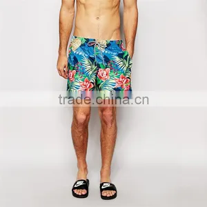 Surf Mens Swimming Trunk Plus Size Swimming Trunks Men's Full Printed Swimming Trunk thumbnail-1