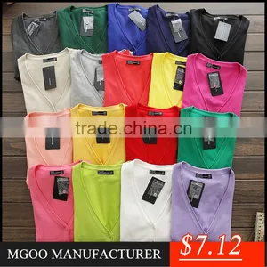 MGOO Cheap Price Stock Black Cotton Women Cardigan V Neck Sweaters Slim Fitting Long Sleeves Outwear thumbnail-6