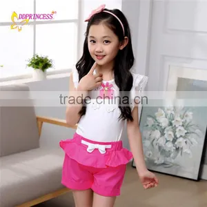 Cheap 2017 Morden Design Girl 's Two Piece Dress Set Sport Dress for Children thumbnail-5
