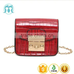 Lady Red Small Side Bag for College Girls thumbnail-1