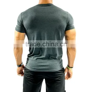 Men Muscle T-shirts Gym Exercise T-shirts Cheap Gym Dress thumbnail-3