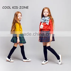 STOCK Available!COOL KID ZONE Autumn Winter New Design 100%cotton Long Sleeve Mini Girl Skirts and Tops Suit Girl Skirts thumbnail-1