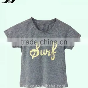 2017 Fashion OEM Service Wholesale China Supplier Shirts Baby Tshirt Baby Tshirt Top Short Sleeve thumbnail-1