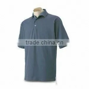 Men's Polo T-shirt, Made of Polyester, 100% FR Cotton, Double-needle Stitched Bottom Hem Available thumbnail-1