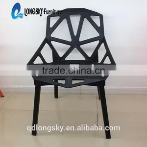 LS-4003 Wholesale Modern High Quality Indoor and Outdoor Furniture PP Dining Chair Plastic Garden Chair thumbnail-1