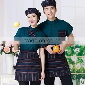 Custom Good Price Chantilly and Nice Design Coffee Stores Catering Uniforms for Boys and Girls Wholesale thumbnail-1