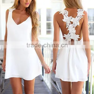 Fashion Sex Woman One-piece Chiffon Dress thumbnail-1