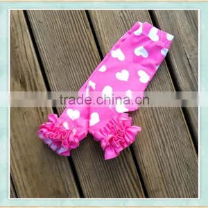 Valentines Clothing Wholesale Icing Pants Pink Hear Valentines Day Icing Baby Leggings thumbnail-1