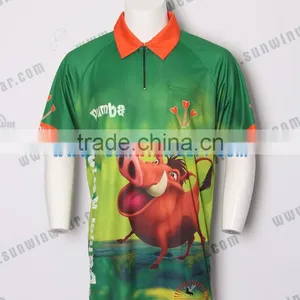 Reversible Custom Mens Cricket Darts Shirts / Dart Wear thumbnail-1