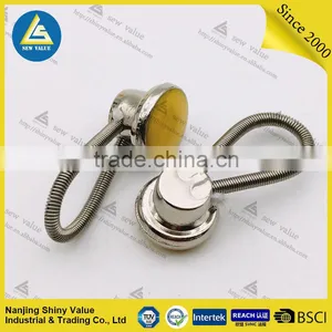 Factory Directly Supply Quick Fitting Collar Button Extenders in Different Colors Crystal-set With Elastic in the Spring thumbnail-2