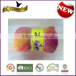 Hot Sale Fashionable Good Quality Silk /Cotton/Polyester Hand Knitting Yarn Made in China thumbnail-2