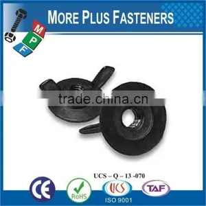Made in Taiwan Stainless Steel Dip Galvanized Solid Surface Stone Countertop Washer Based Wing Nut thumbnail-1