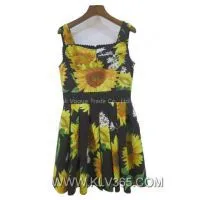 China Wholeslale Designer Women Fashion Flower Summer Dress thumbnail-2