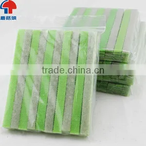 Green Precut Small Hook & Loop Adjustable Cable Ties for All Purpose thumbnail-1