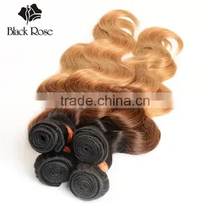 Wholesale 7a Grade Body Wave Brazilian Virgin Hair Color 1b 4 27# thumbnail-6