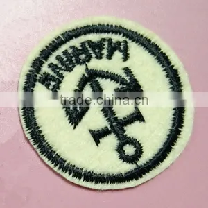 Custom Cheap Embroidery Patch Round Badges for Garments thumbnail-2