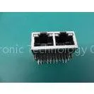UTP Cat 6 2 Port Shielded RJ45 Connector 10 Pin , 10 / 100 / 1000M Net Card RJ-45 Jacks thumbnail-1