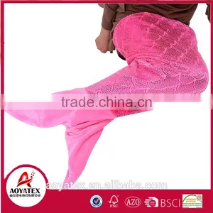 Popular Home or Travel Super Comfortable Mermaid Tail Blanket thumbnail-2