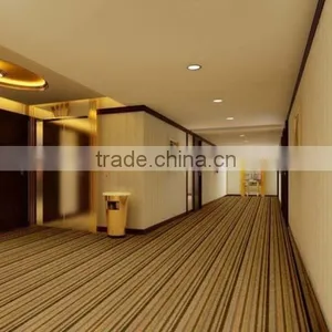 Red Gray Blue Green Color Plain Shaggy Stripe Jacquard Exhibition/Hotel 100% PE Carpet 1-4m Width thumbnail-2