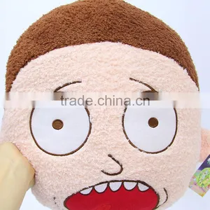 Wholesale Cartoon Character Rick and Morty Funny Cute Soft Plush Pillow thumbnail-6