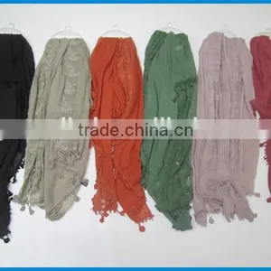 New Arrival Fashion Women Polyester Cotton Scarf thumbnail-2