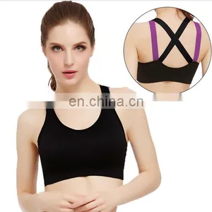 Hot Sex Women's Cheerleading Sportswear Sports Bra Yoga Bra thumbnail-1