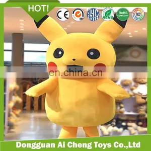 Wholesale Lovely Plush Pikachu Costume for Adult Stocks thumbnail-1
