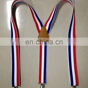 American Flag Suspender Red White Blue Braces Wholesale thumbnail-3