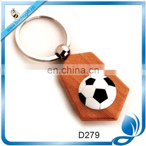 Football Wooden Keychain thumbnail-1