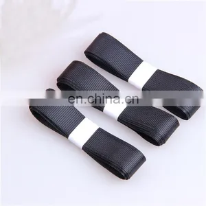 Wholesale Black Grosgrain Ribbon thumbnail-1