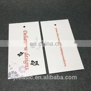 Wholesale New Design Art Paper Printing Cheap Custom Hang Tags thumbnail-1