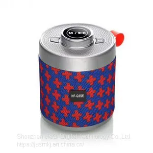 HFQ3SE Creative Retro Bluetooth Audio Portable Fabric Gifts Portable Outdoor Plug-in Card Bluetooth Speakers thumbnail-3