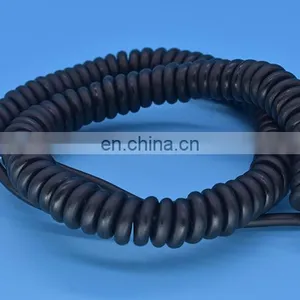 Spring Spiral Cable/spring Wire Cable Low Voltage Flexible Retractable Spiral Spring Coiled Cable thumbnail-4