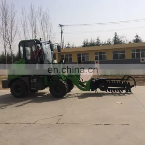 China 3 Cylinders Engine Mini Front Loader, Hydrostatic Mini Loader, 4wd Mini Loader thumbnail-3