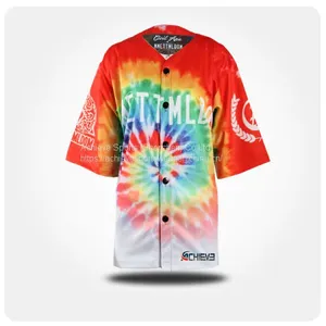 Wholesale Custom Sublimated Baseball Jerseys With Your Design thumbnail-5